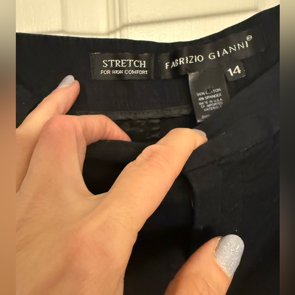 Fabrizio Gianni Black Ankle Pants - Picture 5 of 11